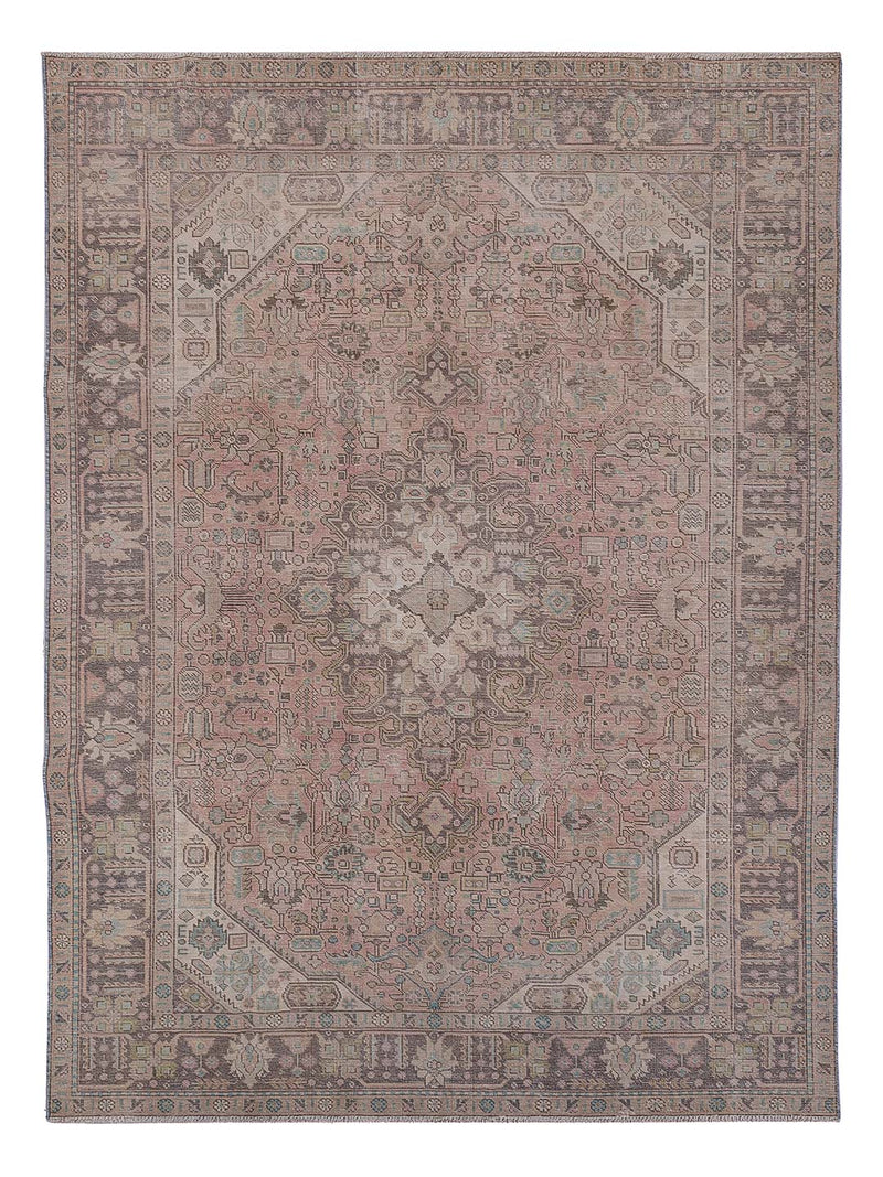 Vintage Teppich - 278 x 194 cm - taupe