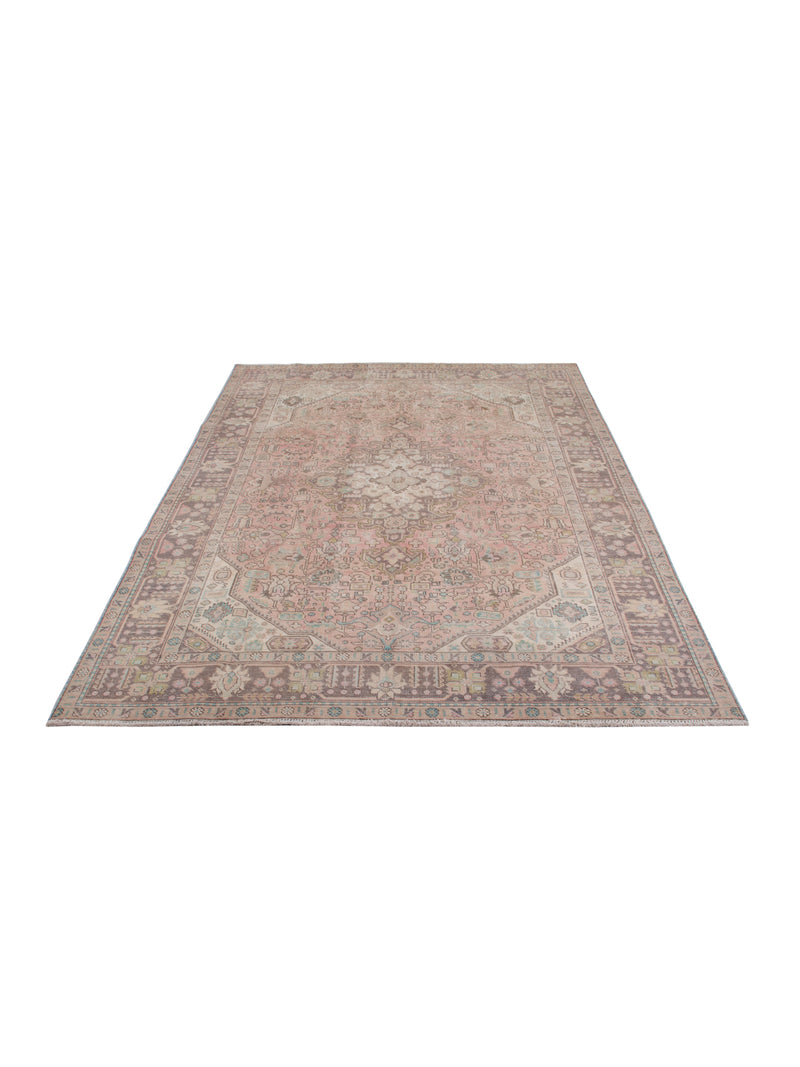 Vintage Teppich - 278 x 194 cm - taupe