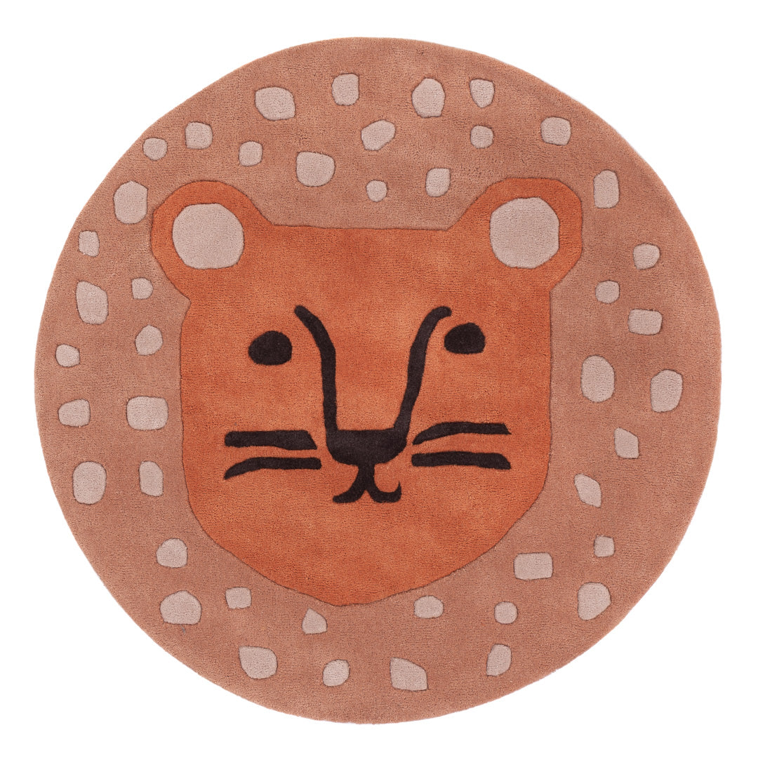 Lion Kids Rug Round