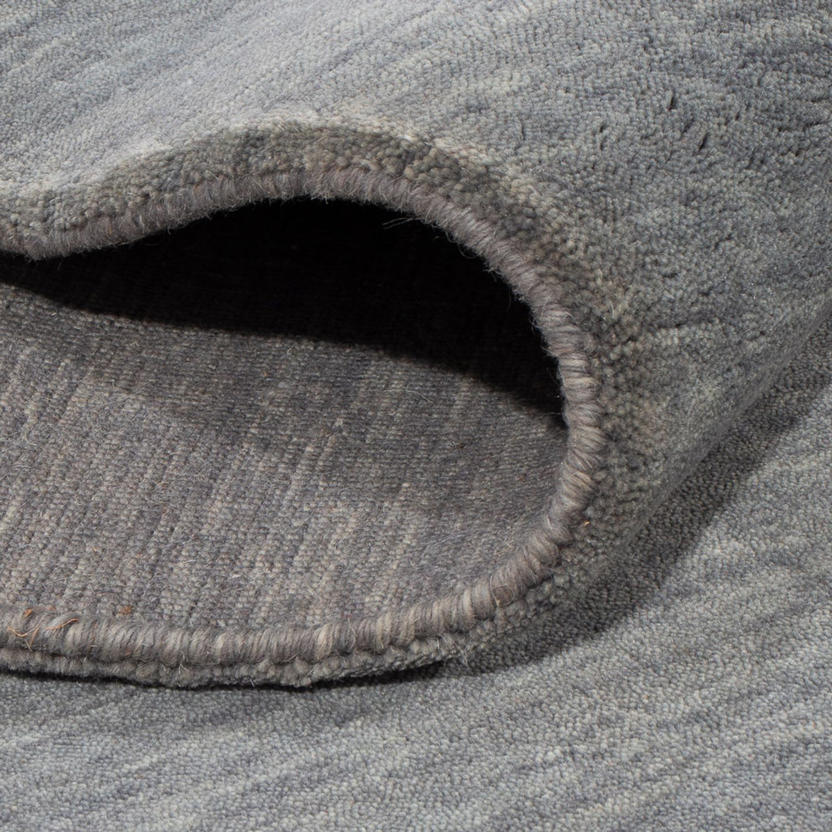 Gabbeh Rug - Loribaft Indus square  - 250 x 250 cm - light grey