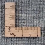 Gabbeh Rug - Loribaft Indus square  - 250 x 250 cm - light grey