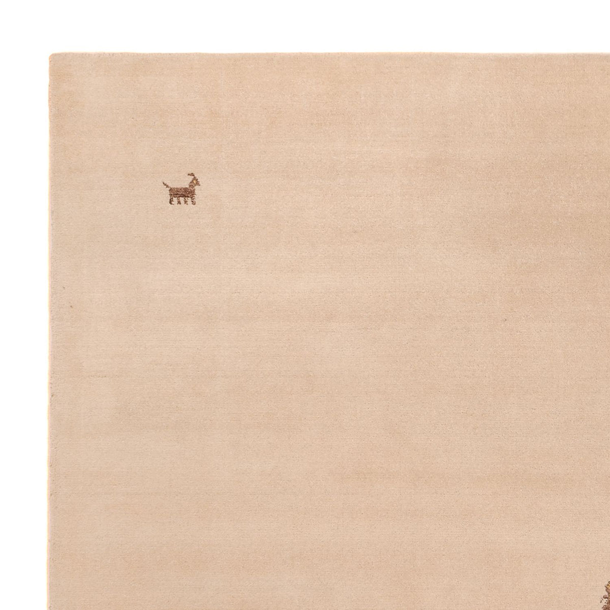 Gabbeh Rug - Softy square  - 250 x 250 cm - beige