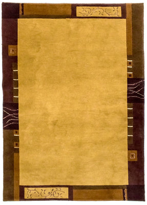 Nepal Rug - 193 x 143 cm - gold