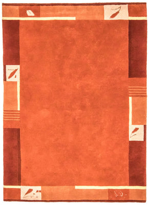 Nepal Rug - 242 x 173 cm - orange