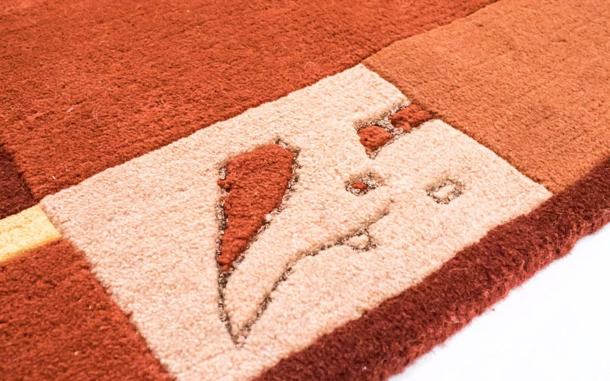 Nepal Rug - 242 x 173 cm - orange