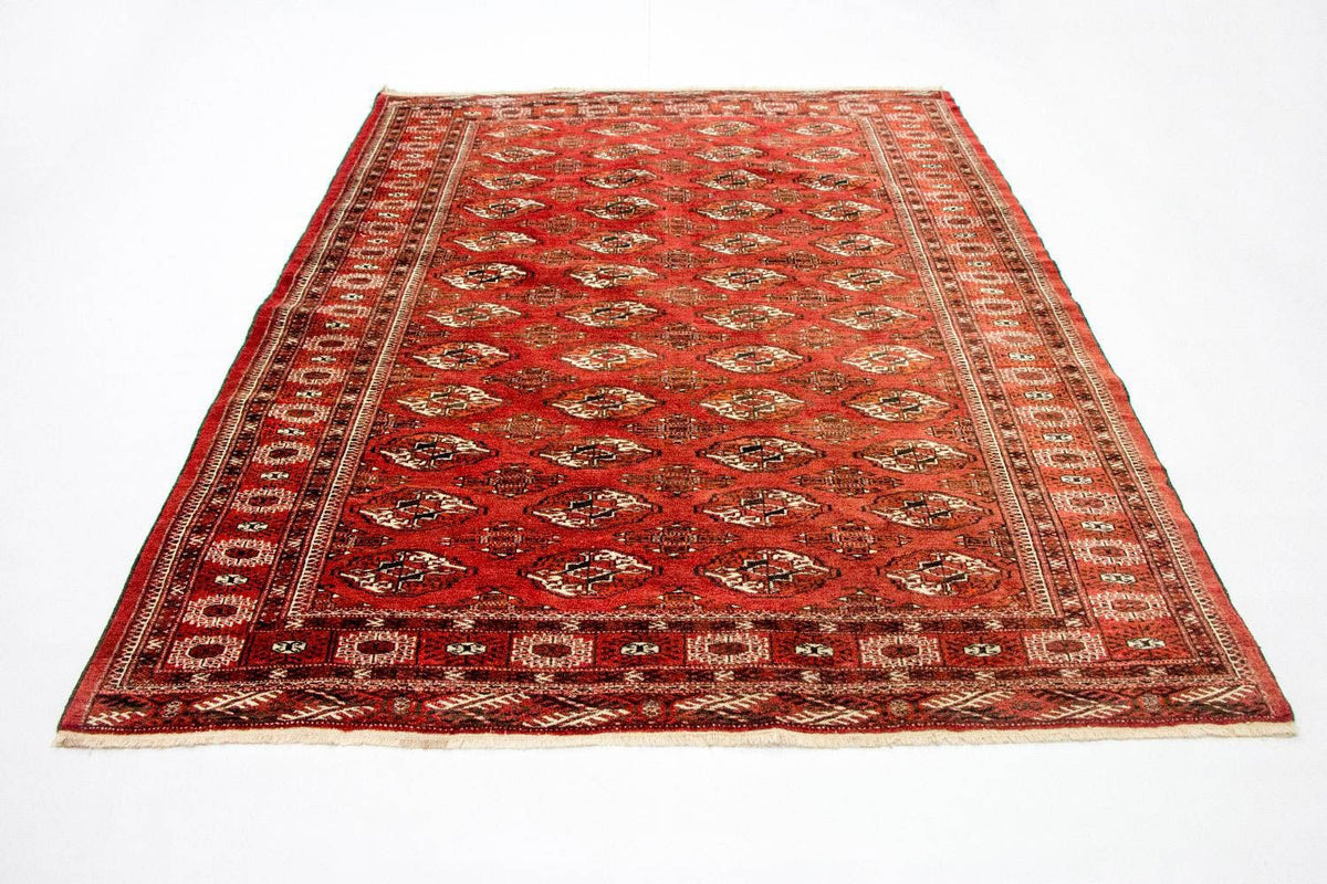 Afghan Rug - Bukhara - 229 x 174 cm - red