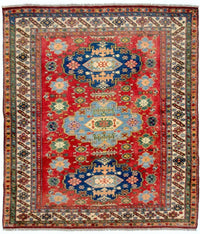 Ziegler Rug - Kazak square  - 197 x 188 cm - red