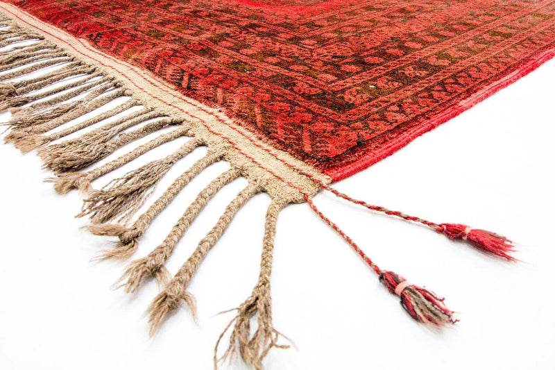 Afghan Rug - Bukhara - 292 x 203 cm - red