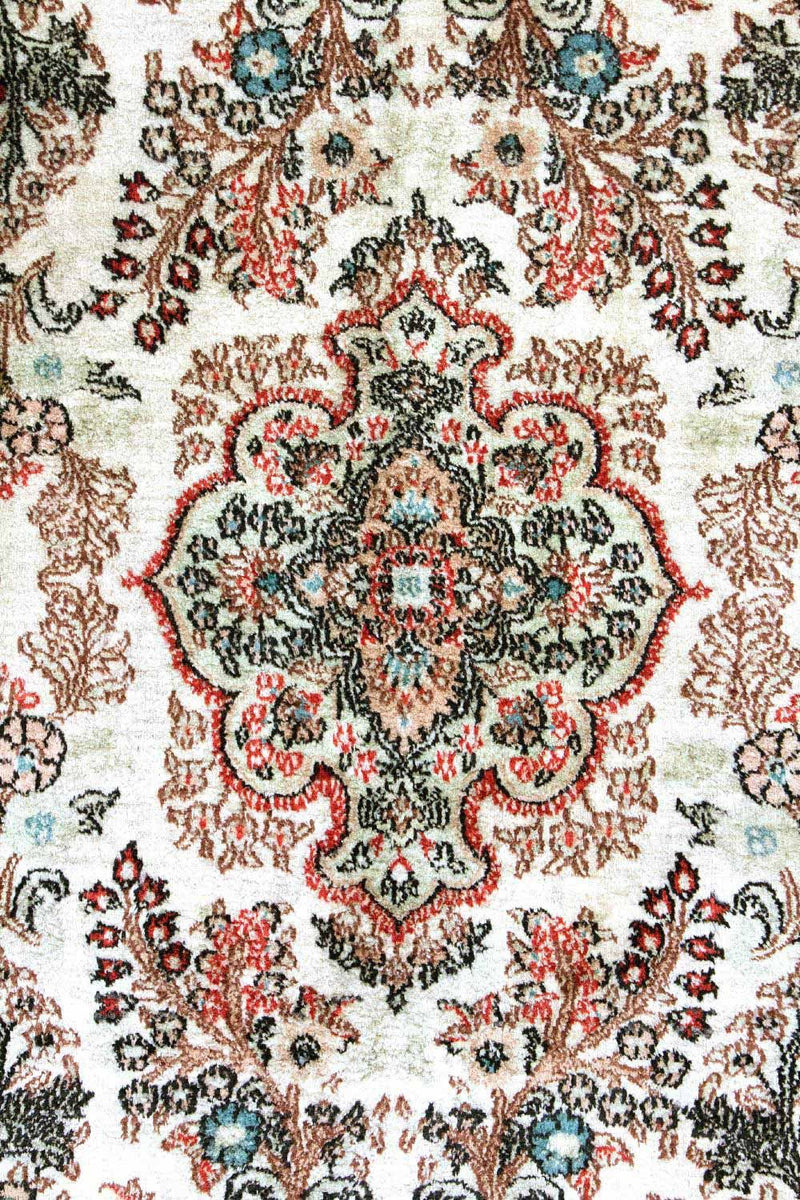 Silk Rug - Chinese Silk - 149 x 96 cm - beige