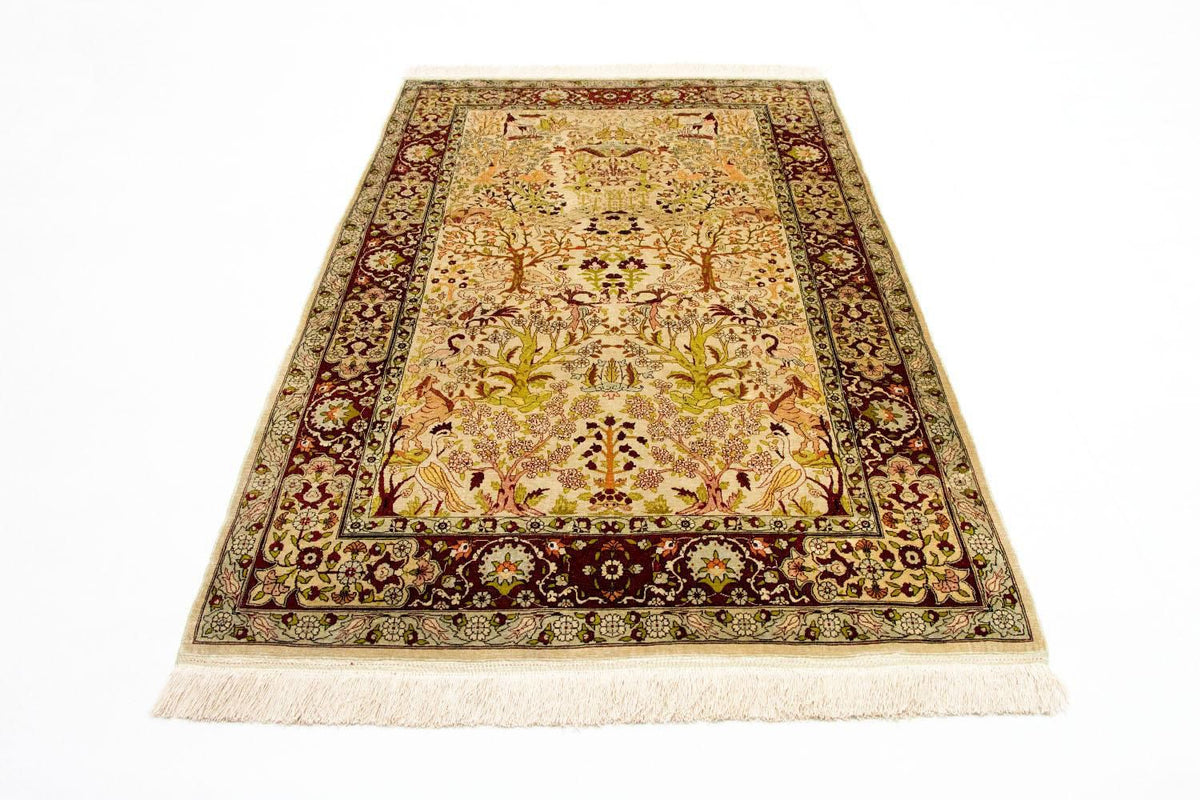 Silk Rug - Hereke silk - Premium - 150 x 92 cm - beige