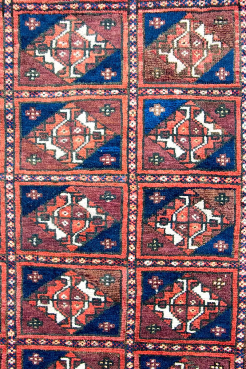 Afghan Rug - Bukhara - 164 x 105 cm - blue