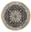 Perser Rug - Nain - Royal round  - 210 x 210 cm - dark blue