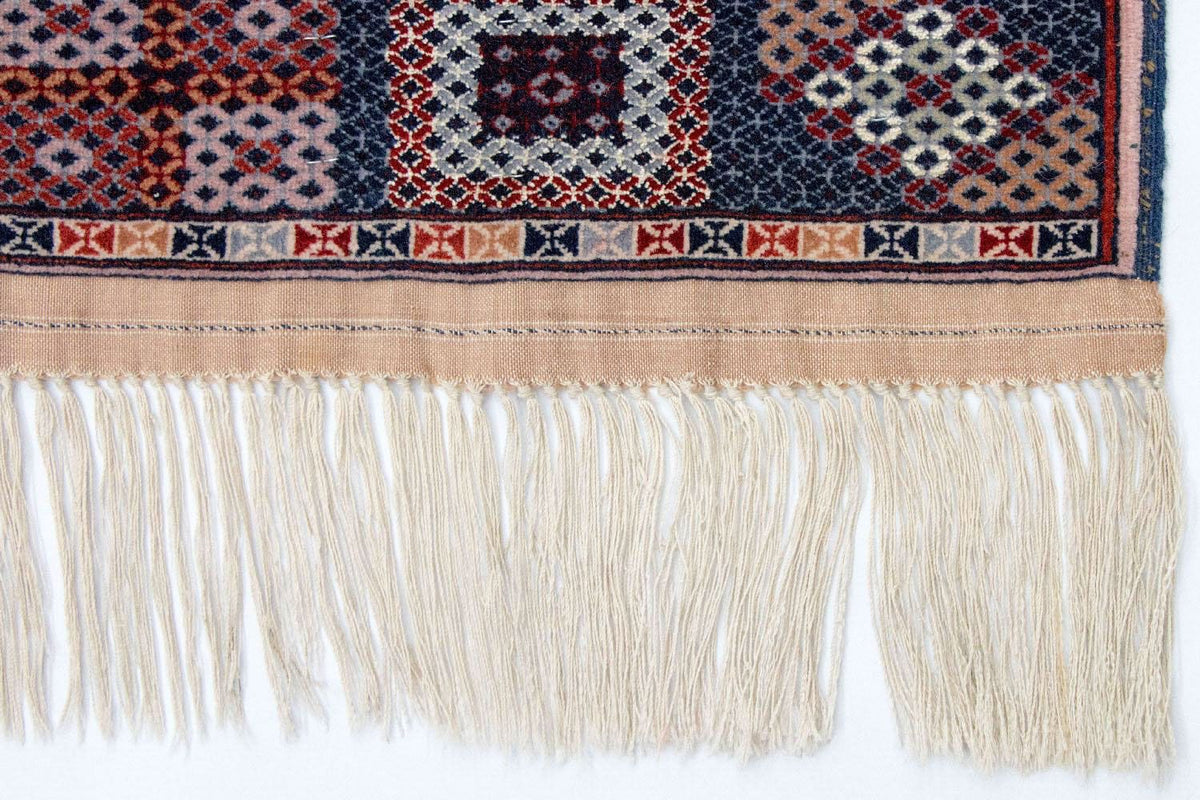 Afghan Rug - 140 x 120 cm - rose