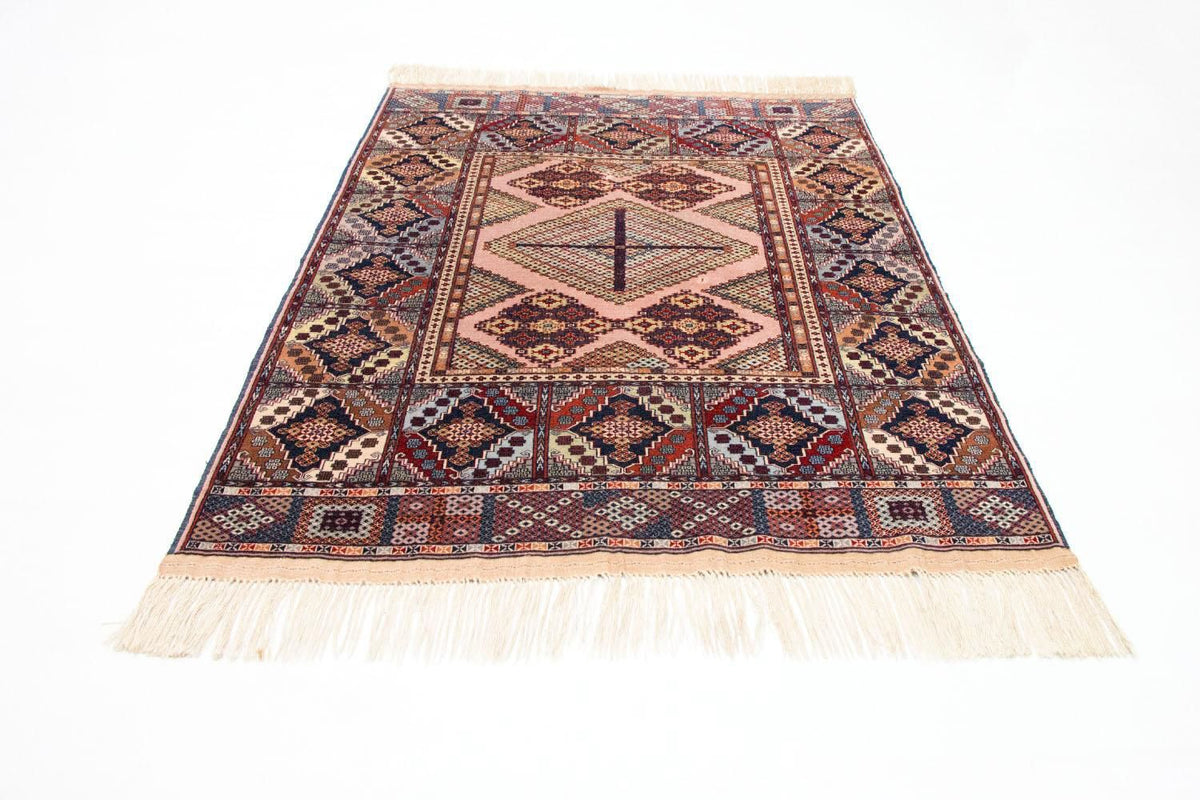 Afghan Rug - 140 x 120 cm - rose