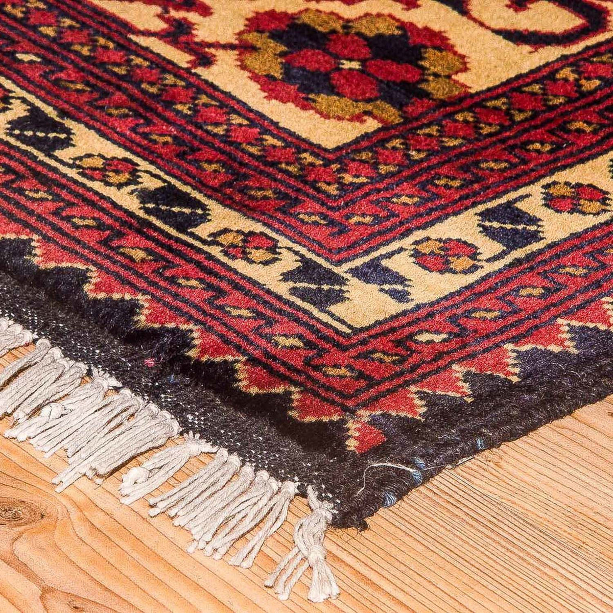 Afghan Rug - Hatschlu - 290 x 202 cm - yellow