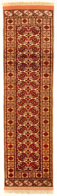 Runner Silk Rug - Afghan Silk - 284 x 82 cm - red