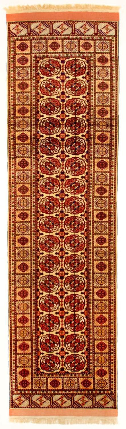 Runner Silk Rug - Afghan Silk - 284 x 82 cm - red