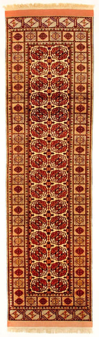 Runner Silk Rug - Afghan Silk - 284 x 82 cm - red
