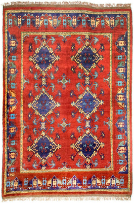 Afghan Rug - Kunduz - 294 x 211 cm - red