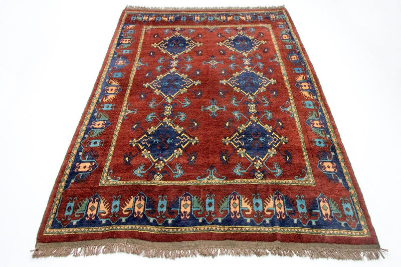 Afghan Rug - Kunduz - 294 x 211 cm - red