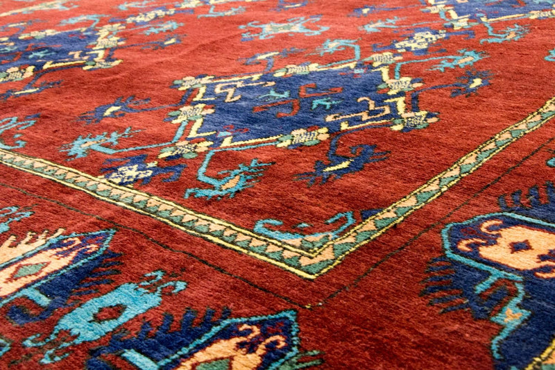 Afghan Rug - Kunduz - 294 x 211 cm - red