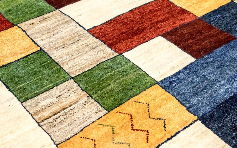 Gabbeh Rug - Loribaft Perser - 249 x 175 cm - colorful