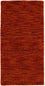 Wool Rug - 112 x 60 cm - rust