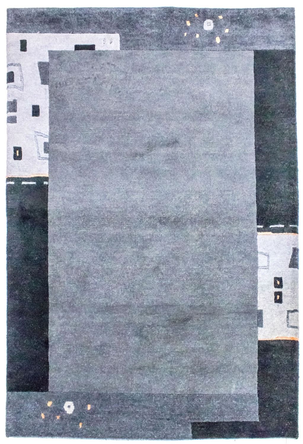 Nepal Rug - 180 x 124 cm - silver