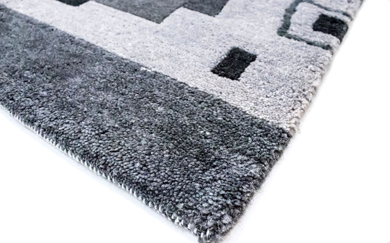 Nepal Rug - 180 x 124 cm - silver