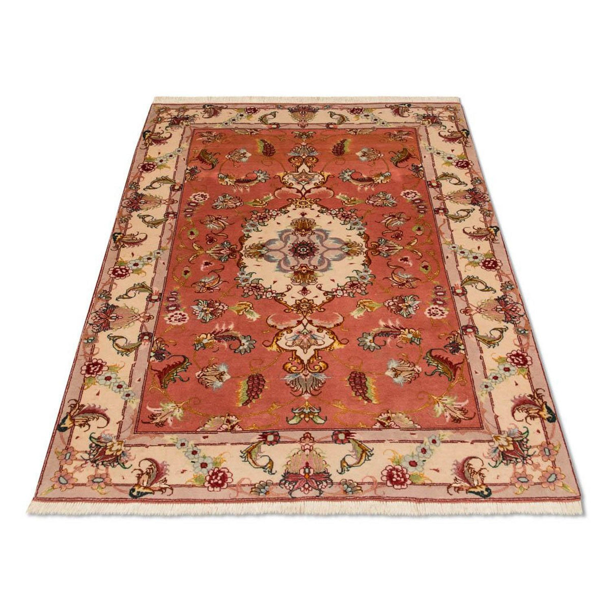 Perser Rug - Tabriz - Royal - 147 x 104 cm - terracotta