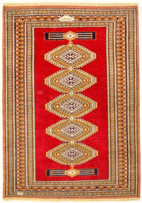 Afghan Rug - Bukhara - 168 x 130 cm - red