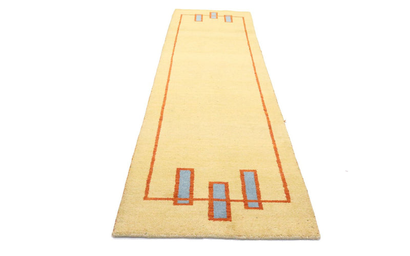 Runner Gabbeh Rug - Indus - 294 x 80 cm - beige