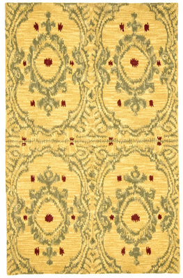 Wool Rug - 243 x 152 cm - yellow