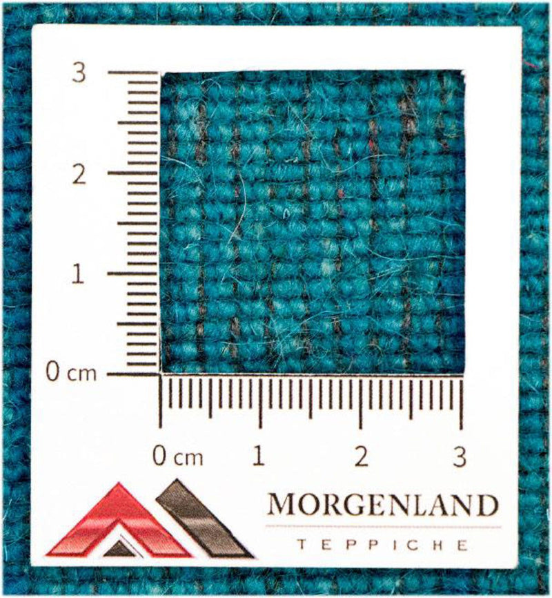 Runner Wool Rug - 180 x 107 cm - blue