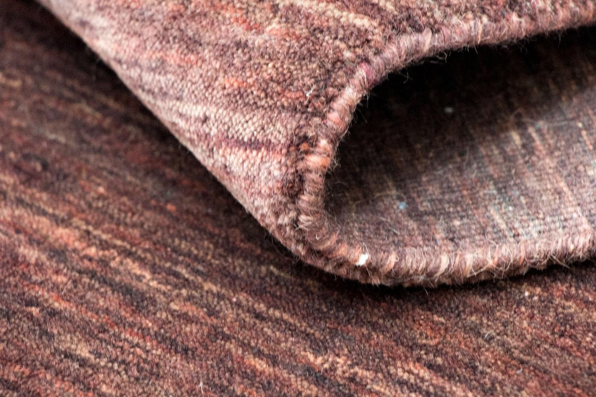 Wool Rug - 150 x 104 cm - brown