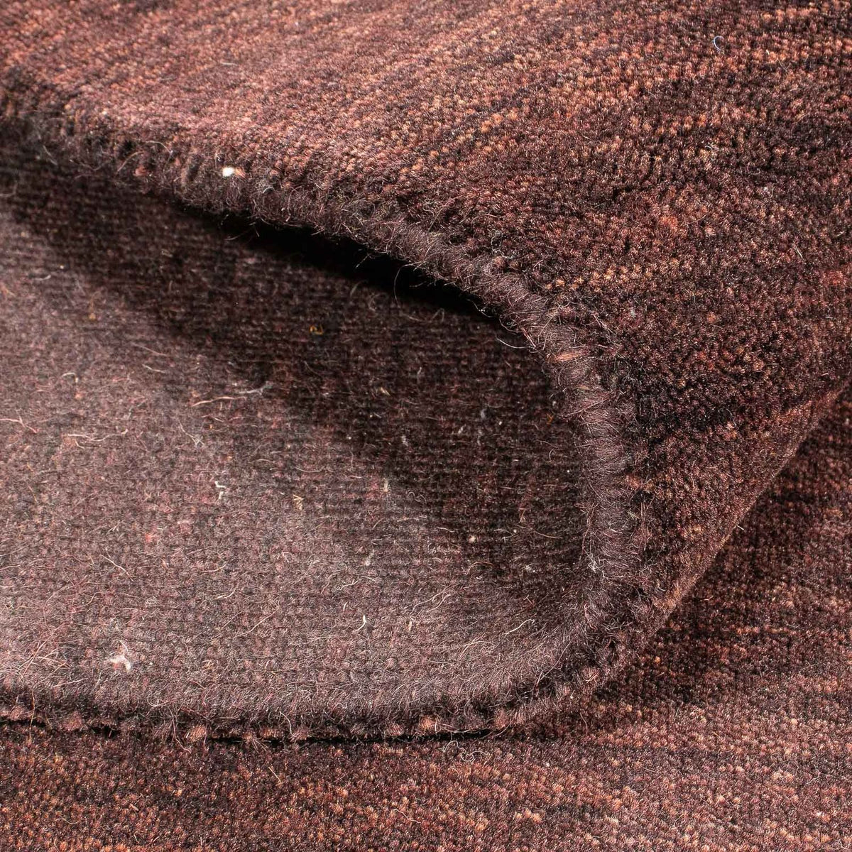 Gabbeh Rug - Loribaft Softy - 152 x 103 cm - dark brown