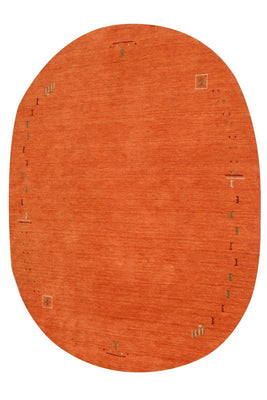 Gabbeh Rug - Indus round  - 200 x 200 cm - orange