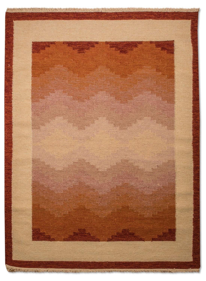 Kelim Rug - Trendy - 200 x 140 cm - orange