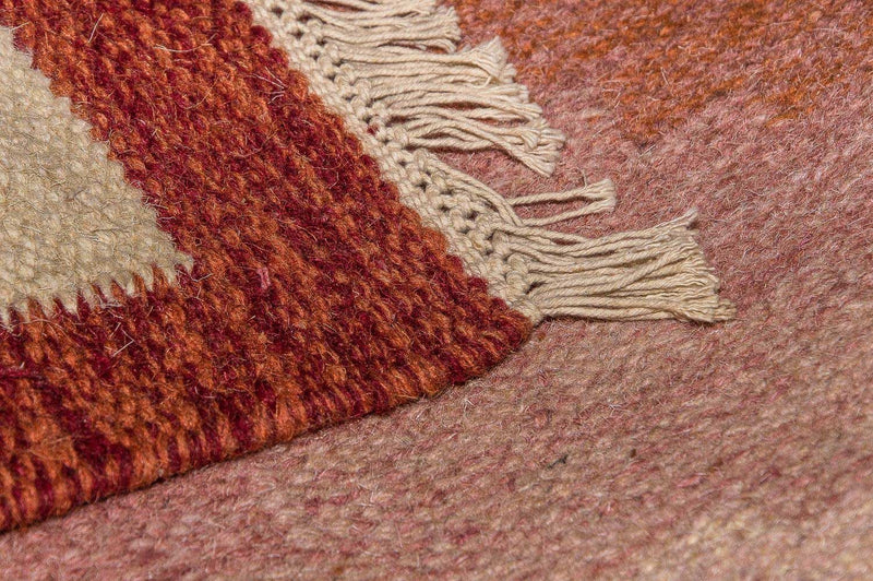 Kelim Rug - Trendy - 200 x 140 cm - orange