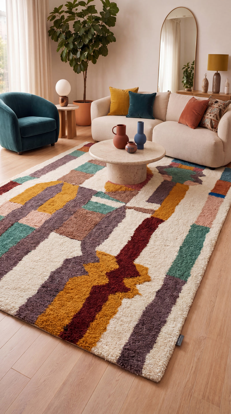 Wool Rug Oasis Ornament - Wool Rug