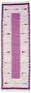 Runner Kelim Rug - Trendy - 250 x 80 cm - purple