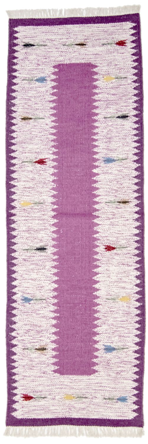 Runner Kelim Rug - Trendy - 250 x 80 cm - purple