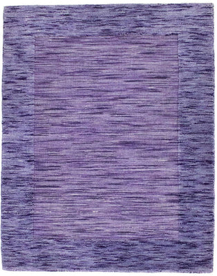 Wool Rug - 90 x 60 cm - purple