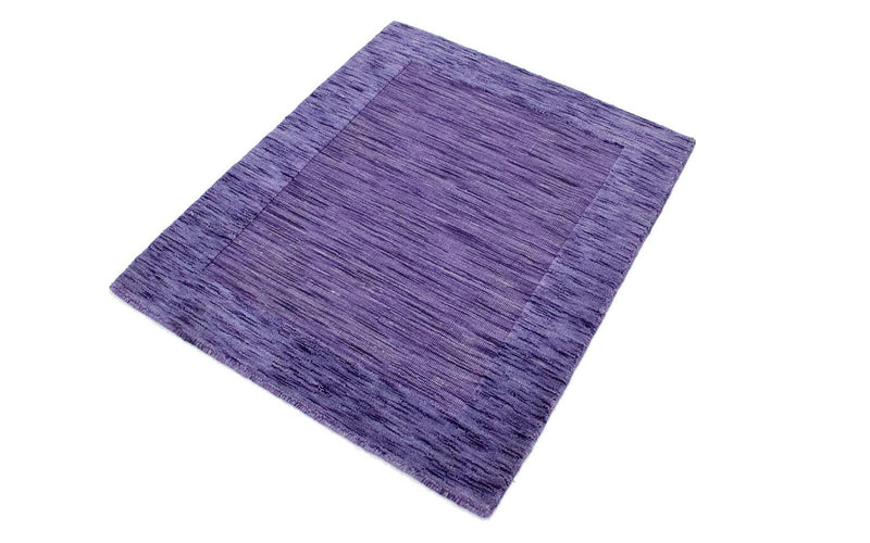 Wool Rug - 90 x 60 cm - purple