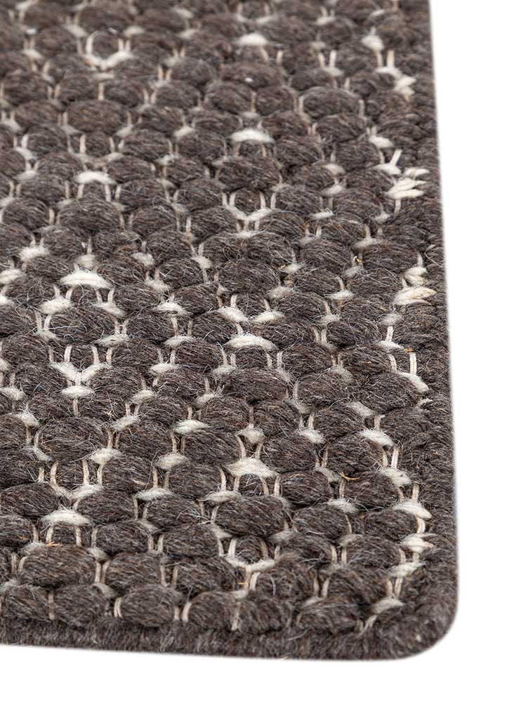 Wollteppich - 180 x 120 cm - anthrazit