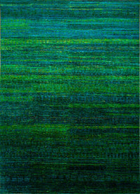 Designer Rug - 300 x 240 cm - green