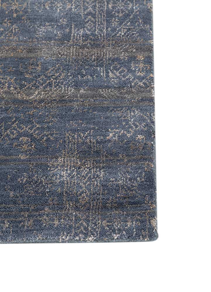 Wool Rug - 150 x 90 cm - dark blue