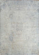 Wollteppich - 298 x 235 cm - silber