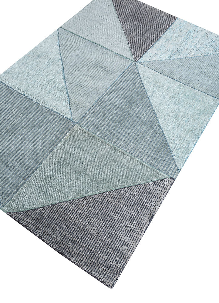 Modern Rug - 228 x 163 cm - light blue
