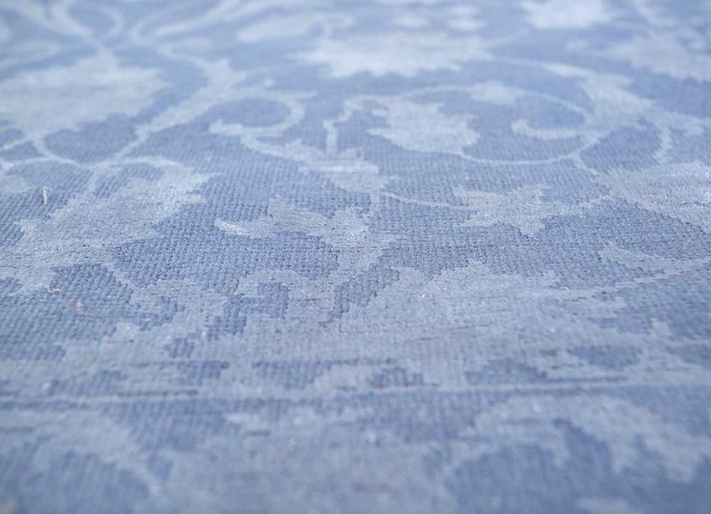 Wool Rug - 150 x 75 cm - sea blue